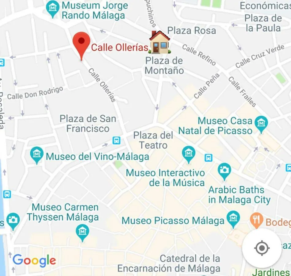 Calle Ollerias Málaga